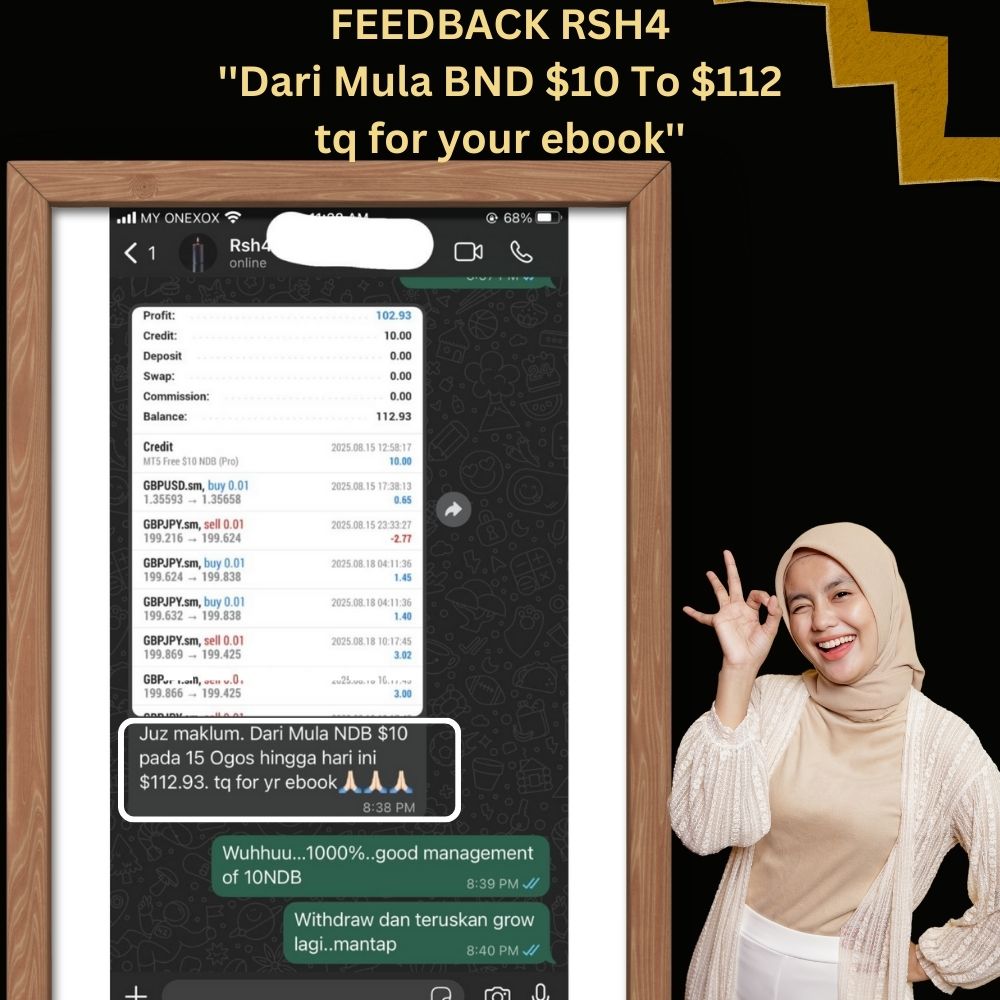 Feedback pelajar RSH4: Dari mula BND $10 to $112 — tq for your ebook